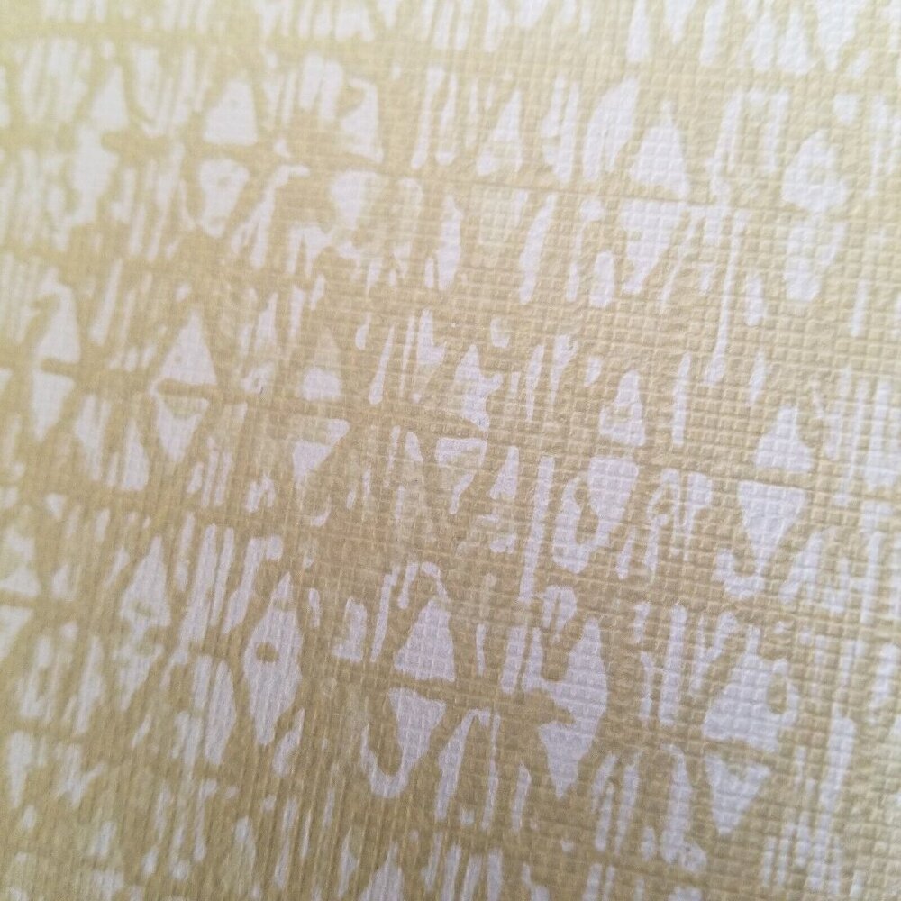 Vintage Wallpaper Sample Sheet Geometric Pattern Design Craft Supply Dollhouse